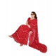 Generic Women's Georgette Printed Saree With Unstitched Blouse 5.5Mtr (Red) Generic Women's Georgette Printed Saree With Unstitched Blouse 5.5Mtr (Red)