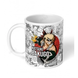 Generic Anime Katsuki Bakugo Ceramic Printed Coffee Mug (White)