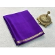 Generic Women's Crepe Chit Pallu Solid Saree With Unstitched Blouse 5.5Mtr (Purple) Generic Women's Crepe Chit Pallu Solid Saree With Unstitched Blouse 5.5Mtr (Purple)