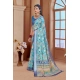 Generic Women's Printed Cotton Linen Saree withPrinted Saree With Unstitched Blouse (Light Blue, 5-6Mtrs) Generic Women's Printed Cotton Linen Saree withPrinted Saree With Unstitched Blouse (Light Blue, 5-6Mtrs)