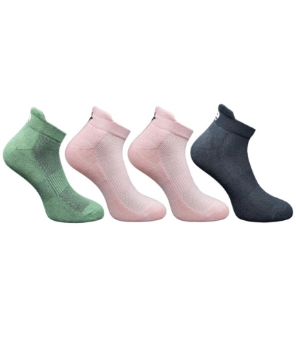 Generic 4_Pair Set Unisex Casual Cotton Printed Ankle Length Socks (Multicolor)