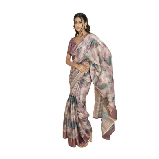 Generic Women's Polyester Printed Saree With Unstitched Blouse 5.5 Mtr (Multicolor) Generic Women's Polyester Printed Saree With Unstitched Blouse 5.5 Mtr (Multicolor)