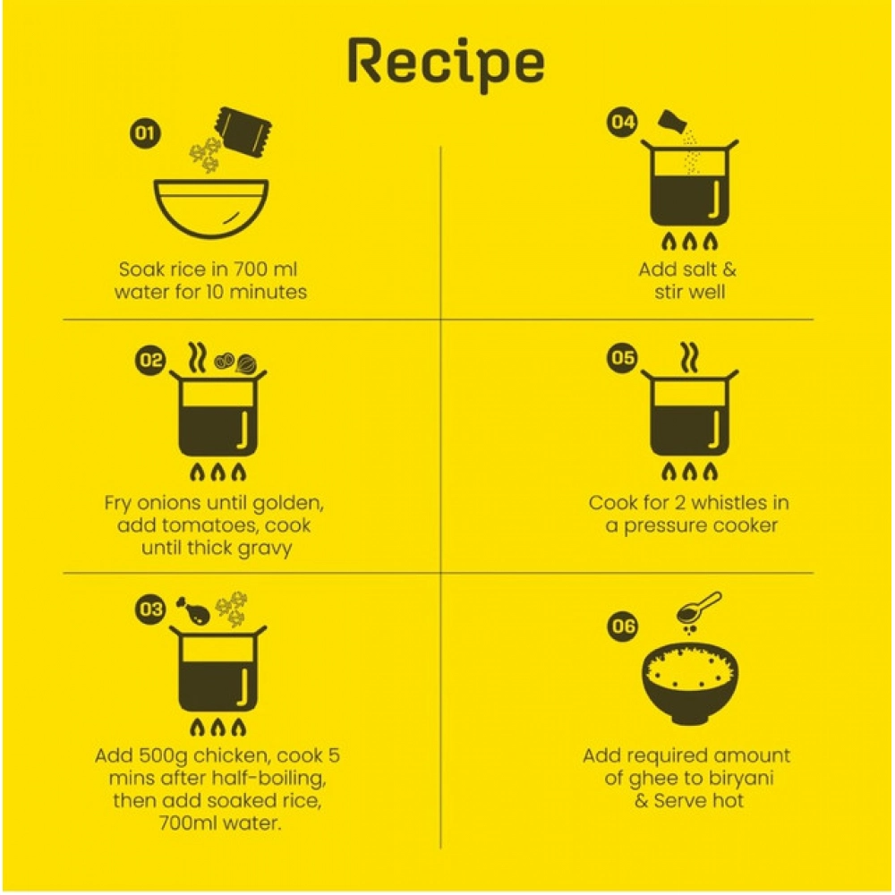 Generic Thannam Hydrabad Biryani Masala Powder With Rice (450GM)