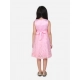 Generic Girl's Net Embroidered Sleeveless Dress (Pink) Generic Girl's Net Embroidered Sleeveless Dress (Pink)