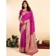 Generic Women's Jacquard Printed Saree With Unstitched Blouse 5.5Mtr (Pink) Generic Women's Jacquard Printed Saree With Unstitched Blouse 5.5Mtr (Pink)
