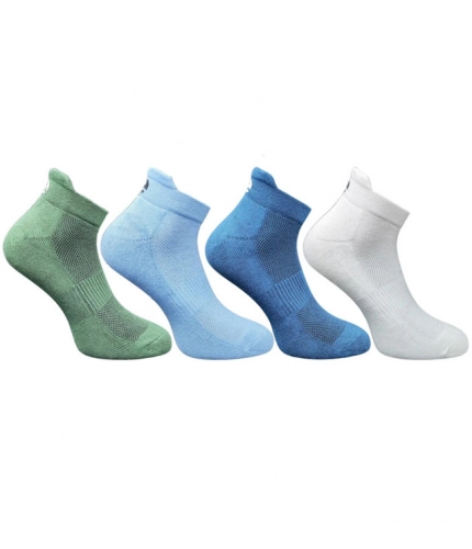 Generic 4_Pair Set Unisex Casual Cotton Printed Ankle Length Socks (Multicolor)