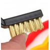 Generic Pack Of 3_Small Wire Brush Set for Cleaning And Rust Removal (Color: Assorted )