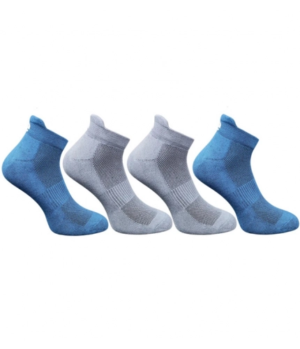 Generic 4_Pair Set Unisex Casual Cotton Printed Ankle Length Socks (Multicolor)