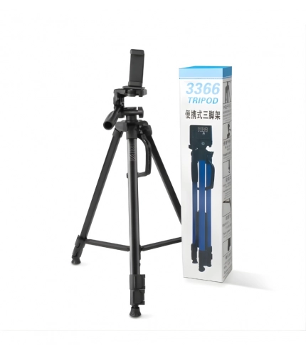 Generic Steel-Plastic Universal 55" Tripod with 360° Pan-Tilt Head