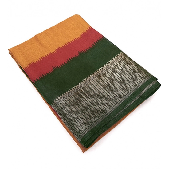 Generic Women's Cotton Silk Solid Saree With Unstitched Blouse 5.5Mtr (Multicolor) Generic Women's Cotton Silk Solid Saree With Unstitched Blouse 5.5Mtr (Multicolor)