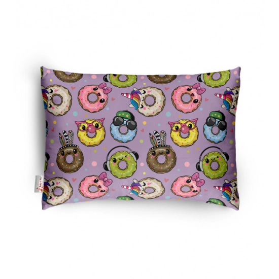 Generic Soft Plush Printed Baby Infant Pillow for Kids Age 1 To 5 Years (Purple)