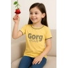 Generic Girl's Cotton Printeded Round Neck T-Shirt (Yellow) Generic Girl's Cotton Printeded Round Neck T-Shirt (Yellow)