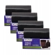 Generic Pack of 4 Plastic 19 x 21 Inches Garbage Bag (Black) Generic Pack of 4 Plastic 19 x 21 Inches Garbage Bag (Black)