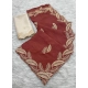 Generic Women's Chiffon Embroidered Saree With Unstitched Blouse 5.5Mtr (Maroon) Generic Women's Chiffon Embroidered Saree With Unstitched Blouse 5.5Mtr (Maroon)