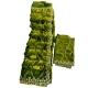Generic Women's Slik Embellished Saree With Unstitched Blouse 5.5Mtr (Mehendi-Green)