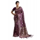 Generic Women's Silk Blend Printed Saree With Unstitched Blouse 5.5Mtr (Wine) Generic Women's Silk Blend Printed Saree With Unstitched Blouse 5.5Mtr (Wine)