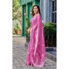 Generic Women's Faux Shimmer Floral Embroidery Ready to wear Saree With Unstitched Blouse 5.5Mtr (LightPink) Generic Women's Faux Shimmer Floral Embroidery Ready to wear Saree With Unstitched Blouse 5.5Mtr (LightPink)