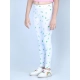 Generic Girl's Cotton Lycra Printed Elasticated Leggings (White) Generic Girl's Cotton Lycra Printed Elasticated Leggings (White)