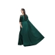Generic Women's Satin Solid Saree With Unstitched Blouse 5.5Mtr (Green) Generic Women's Satin Solid Saree With Unstitched Blouse 5.5Mtr (Green)