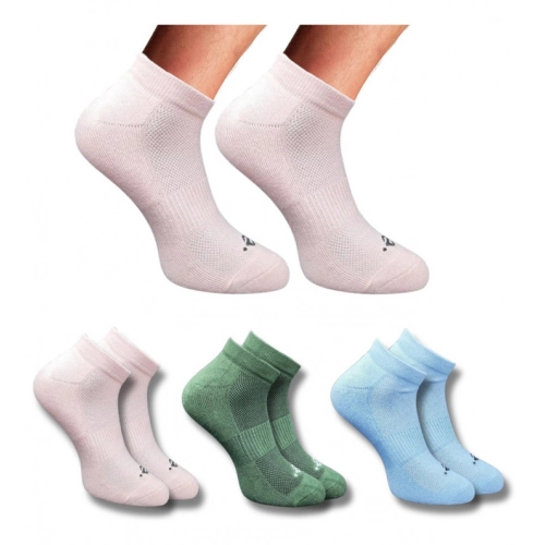 Generic 3_Pair Set Unisex Casual Cotton Printed Low Cut Socks (Multicolor)