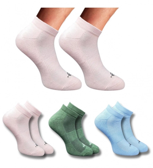Generic 3_Pair Set Unisex Casual Cotton Printed Low Cut Socks (Multicolor)