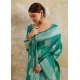 Generic Women's Silk Blend Printed Saree With Unstitched Blouse 5.5Mtr (Sea Green) Generic Women's Silk Blend Printed Saree With Unstitched Blouse 5.5Mtr (Sea Green)