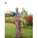 Generic Women's Faux_Tussar Kalamkari_Print Saree With Unstitched Blouse 5.5Mtr (Blue) Generic Women's Faux_Tussar Kalamkari_Print Saree With Unstitched Blouse 5.5Mtr (Blue)