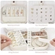 Generic PU Leather Solid Jewelry Storage Box (White-Cream)