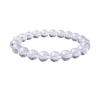 Generic Natural Crystal 8mm Clear Quartz Bracelet (White)