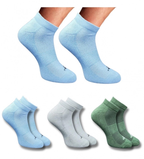 Generic 3_Pair Set Unisex Casual Cotton Printed Low Cut Socks (Multicolor)