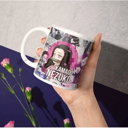 Generic Anime Kamado Nezuko Ceramic Printed Coffee Mug (White) Generic Anime Kamado Nezuko Ceramic Printed Coffee Mug (White)