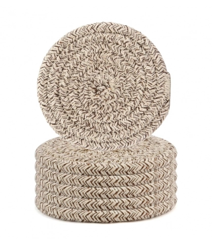 Generic Cotton Rope Drink Coasters 6 Pcs Set (Mix)