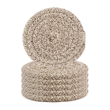 Generic Cotton Rope Drink Coasters 6 Pcs Set (Mix) Generic Cotton Rope Drink Coasters 6 Pcs Set (Mix)
