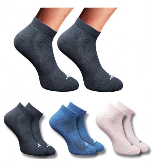 Generic 3_Pair Set Unisex Casual Cotton Printed Low Cut Socks (Multicolor)