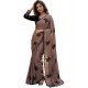 Generic Women's Viscose Silk Embroidered Saree With Unstitched Blouse 5.5Mtr (Brown) Generic Women's Viscose Silk Embroidered Saree With Unstitched Blouse 5.5Mtr (Brown)