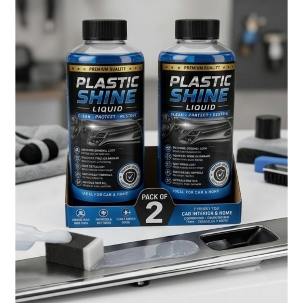 Generic Pack of 2 Plastic Shine Liquid Bottles 100 ML