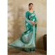 Generic Women's Silk Blend Printed Saree With Unstitched Blouse 5.5Mtr (Sea Green) Generic Women's Silk Blend Printed Saree With Unstitched Blouse 5.5Mtr (Sea Green)