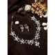 Generic Women's Brass Silver Plated Necklace set (Green) Generic Women's Brass Silver Plated Necklace set (Green)