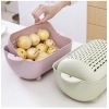 Generic Pack Of 2_Multi-Purpose Kitchen Basket – Ideal for Straining, Sieving, Washing And Holding Fruits or Foods (Color: Assorted )