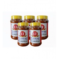 Generic Pack of_5 100GM LT Mixed Veg Pickle Traditional Digestive Side Dish (Red)