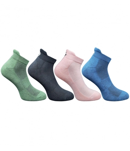 Generic 4_Pair Set Unisex Casual Cotton Printed Ankle Length Socks (Multicolor)