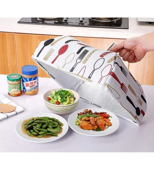 Generic Pack Of 4_Food Dish Cover – Reusable Mesh Lid for Protecting Food from Dust And Insects (Color: Assorted ) Generic Pack Of 4_Food Dish Cover – Reusable Mesh Lid for Protecting Food from Dust And Insects (Color: Assorted )