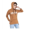 Generic Boy's Cotton Printeded Hooded Neck Hoodies (Brown) Generic Boy's Cotton Printeded Hooded Neck Hoodies (Brown)