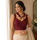 Generic Women's Silk Embellished Sweetheart Neck Sleeveless Readymade Padded Blouse (Maroon, Size 38) Generic Women's Silk Embellished Sweetheart Neck Sleeveless Readymade Padded Blouse (Maroon, Size 38)