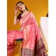 Generic Women's Raw_Silk Woven_Motif Saree With Unstitched Blouse 5.5Mtr (Pink) Generic Women's Raw_Silk Woven_Motif Saree With Unstitched Blouse 5.5Mtr (Pink)