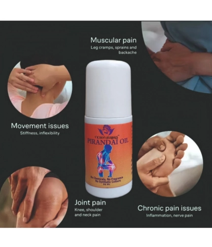 Generic Devi Herbal Pirandai Pain Relief 50 ML Oil - Natural, Chemical-Free Oil