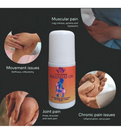 Generic Devi Herbal Pirandai Pain Relief 50 ML Oil - Natural, Chemical-Free Oil