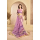 Generic Women's Faux Linen Floral Ready to wear Saree With Unstitched Blouse 5.5Mtr (Lavender) Generic Women's Faux Linen Floral Ready to wear Saree With Unstitched Blouse 5.5Mtr (Lavender)
