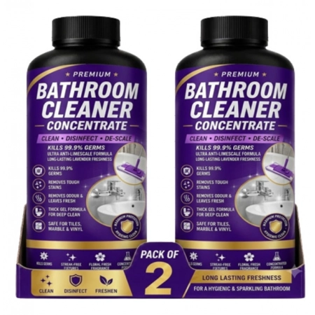 Generic Pack of 2 Bathroom Cleaner Concentrate Liquid Bottles 100 ML Generic Pack of 2 Bathroom Cleaner Concentrate Liquid Bottles 100 ML