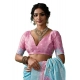 Generic Women's Linen Cotton Printed Saree With Unstitched Blouse 5.5Mtr (Sky Blue) Generic Women's Linen Cotton Printed Saree With Unstitched Blouse 5.5Mtr (Sky Blue)